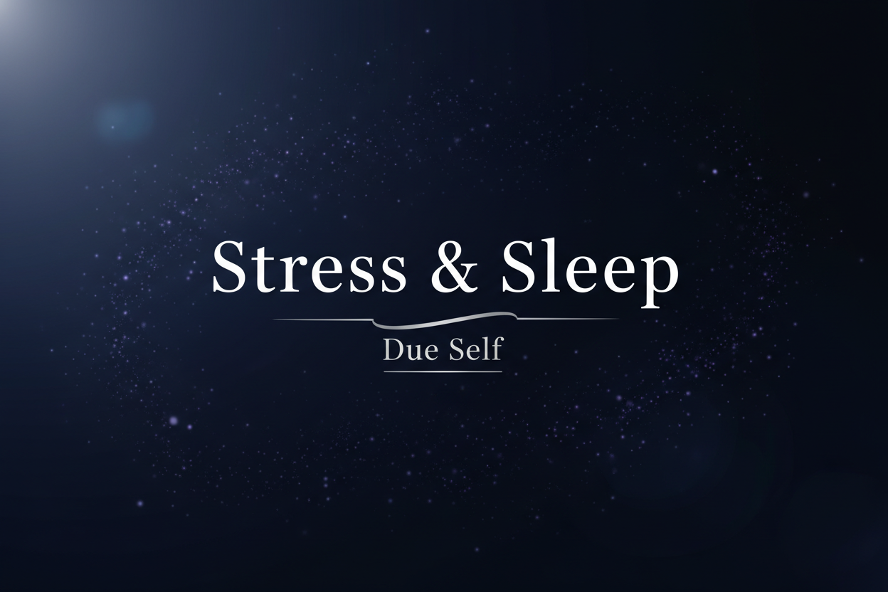 Stress & Sleep