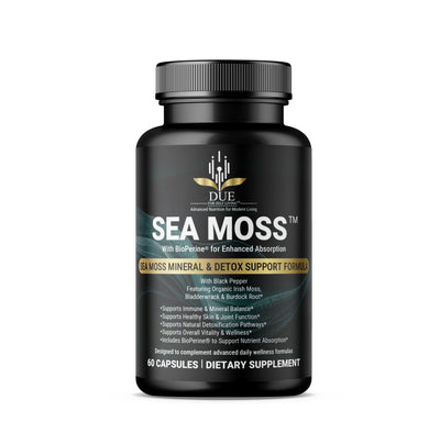 ORGANIC SEA MOSS with BioPerine for Enhanced Absorption