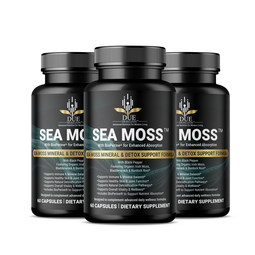 ORGANIC SEA MOSS with BioPerine for Enhanced Absorption