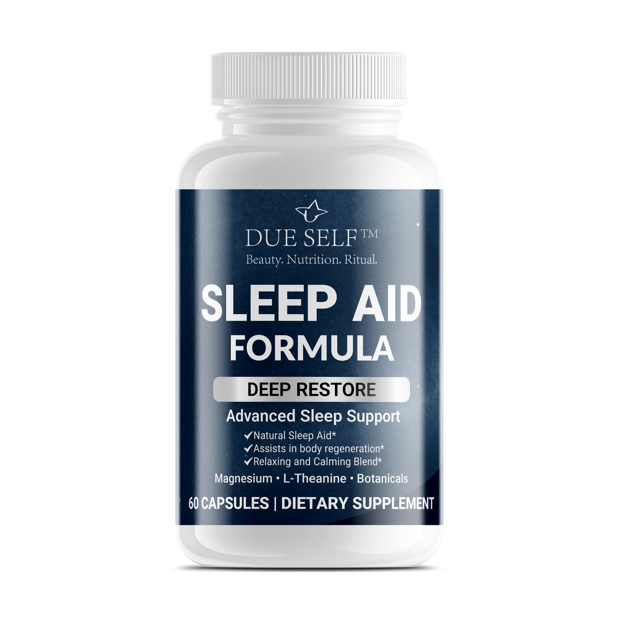 Due Self™ Sleep Aid Formula – Deep Restore (60 Capsules)