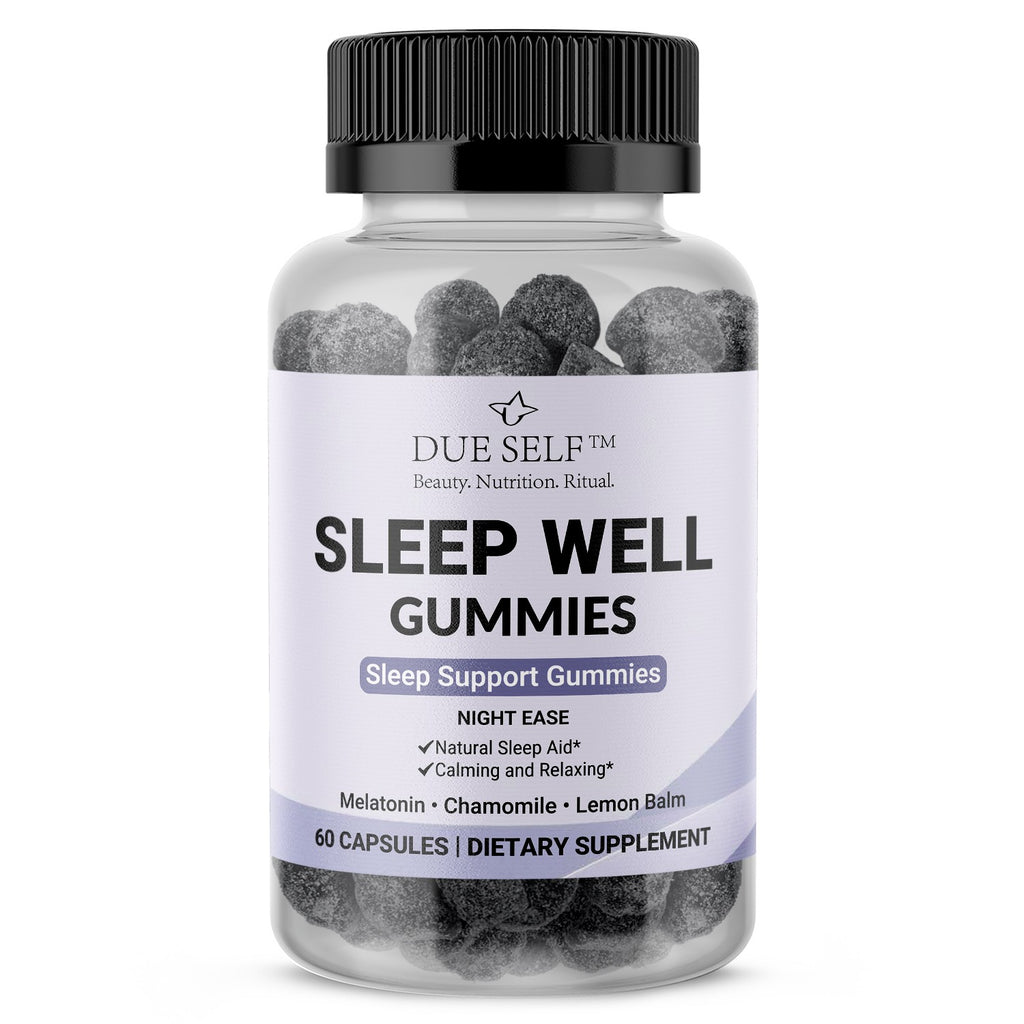 Due Self™ Sleep Well Gummies – Night Ease  60 Gummies | 30 Servings