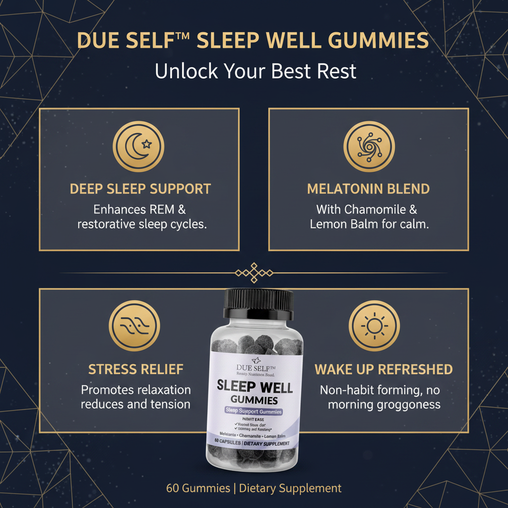 Sleep Well Gummies Benefits